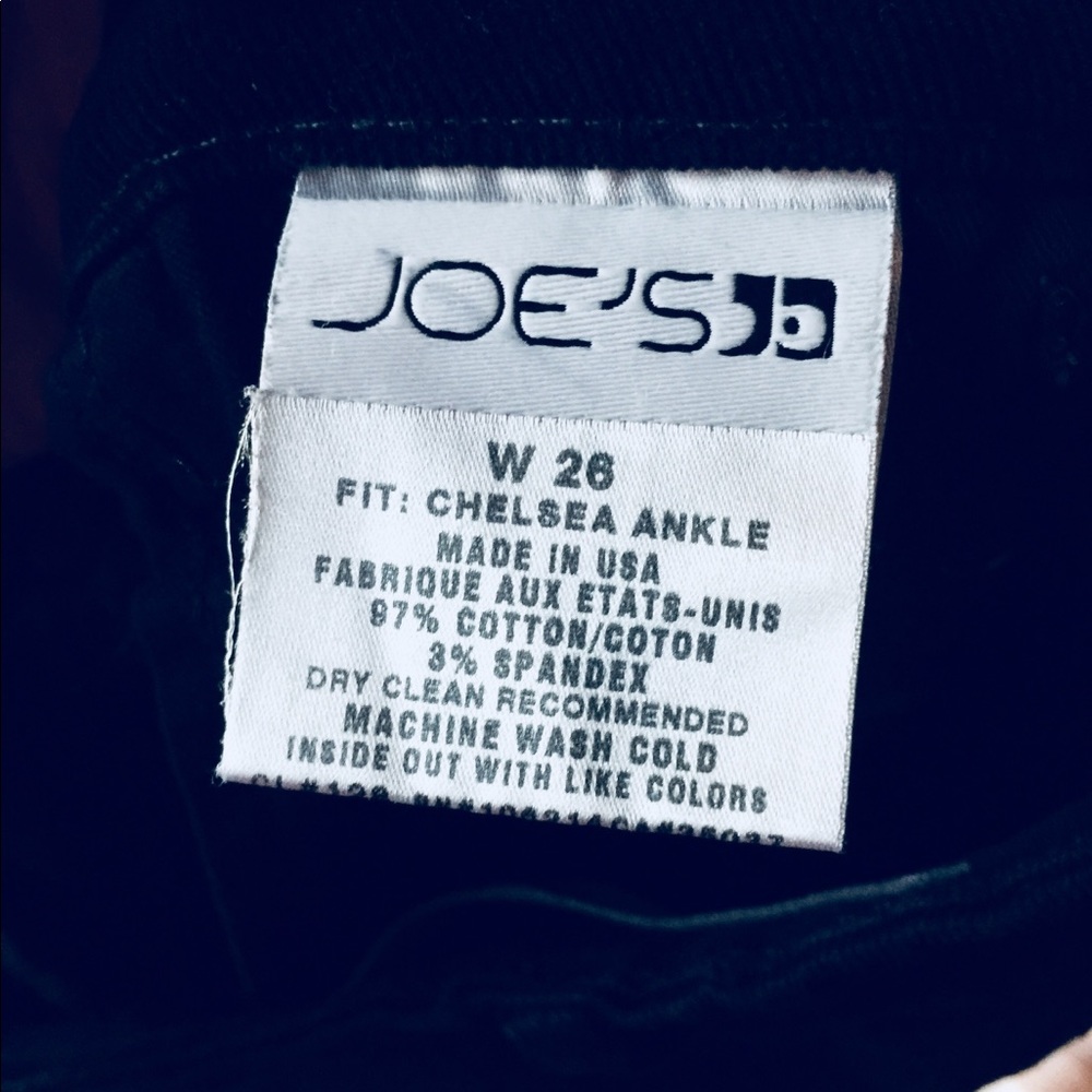 ❗️SOLD Joe’s Chelsea Ankle Black Skinny Cord - Picture 7 of 7